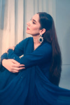 3 Piece Stiched Deep Pakistani Raw Silk Suit (Pret)