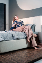 3 Piece Stitched Beige Silk Suit (Pret)