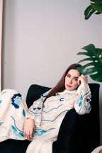 3 Piece Stiched White Silk Suit (Pret)