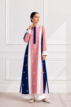 Blush and blue hearts