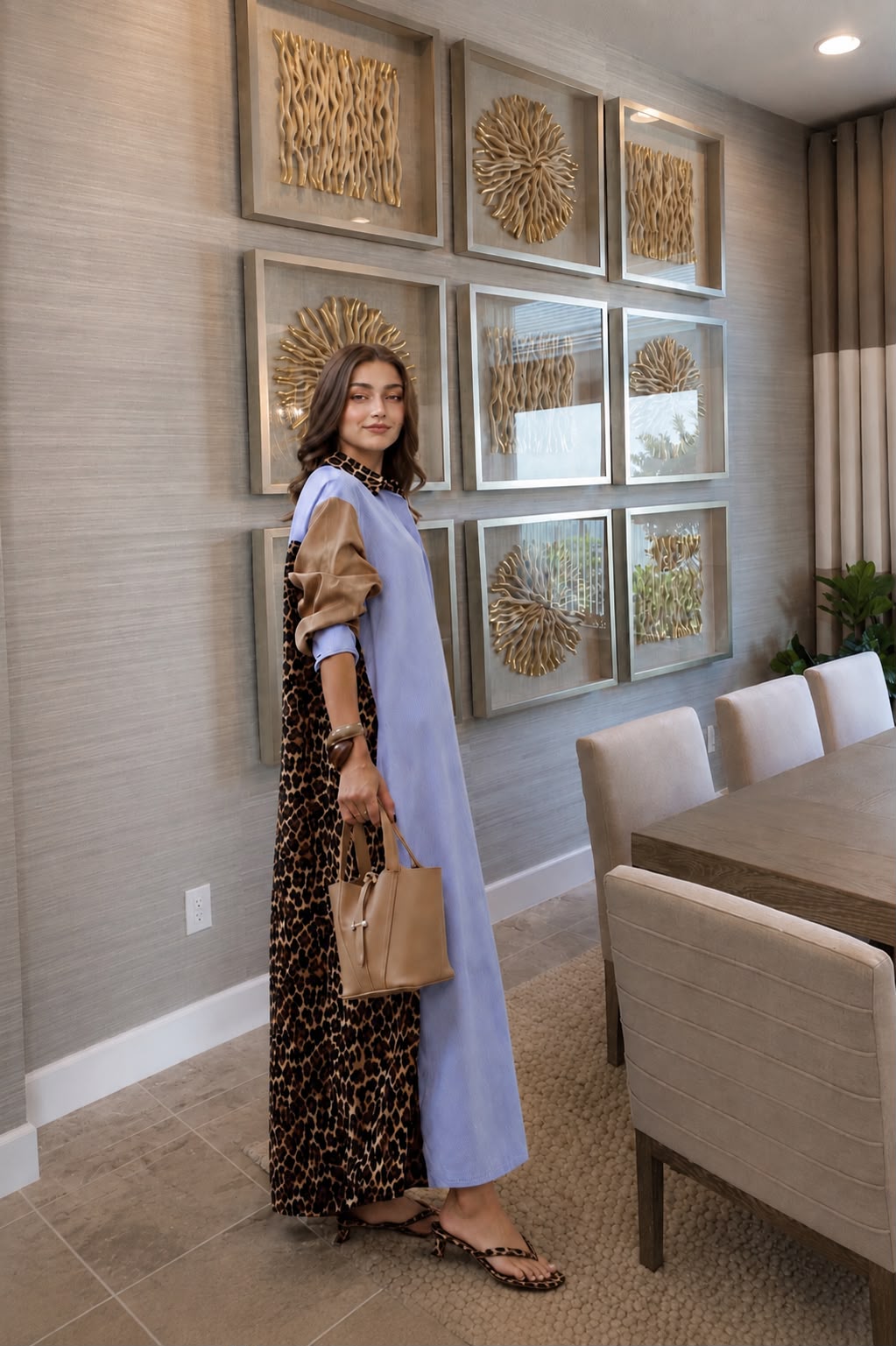 One-Piece Long Turkish Linen Kurta