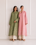 Floral Lawn Embroidery Dress - 2 Piece