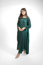3PC Dress with Embroidery