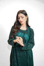 3PC Dress with Embroidery