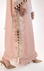 Powder Pink Self Silk 3PC Dress Regular price