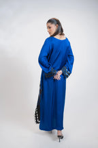 Blue & Black Silk 2 Piece Dress Regular price