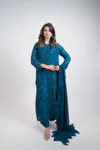 Blue 3PC Dress