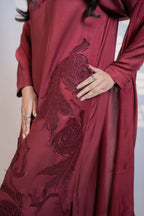 Red Silk 3PC Dress