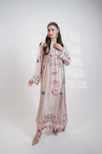 Nude pink 2PC kaftan set
