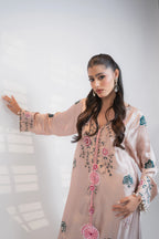 Nude pink 2PC kaftan set