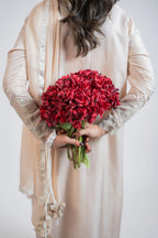 Ivory Pure Silk 3PC Dress