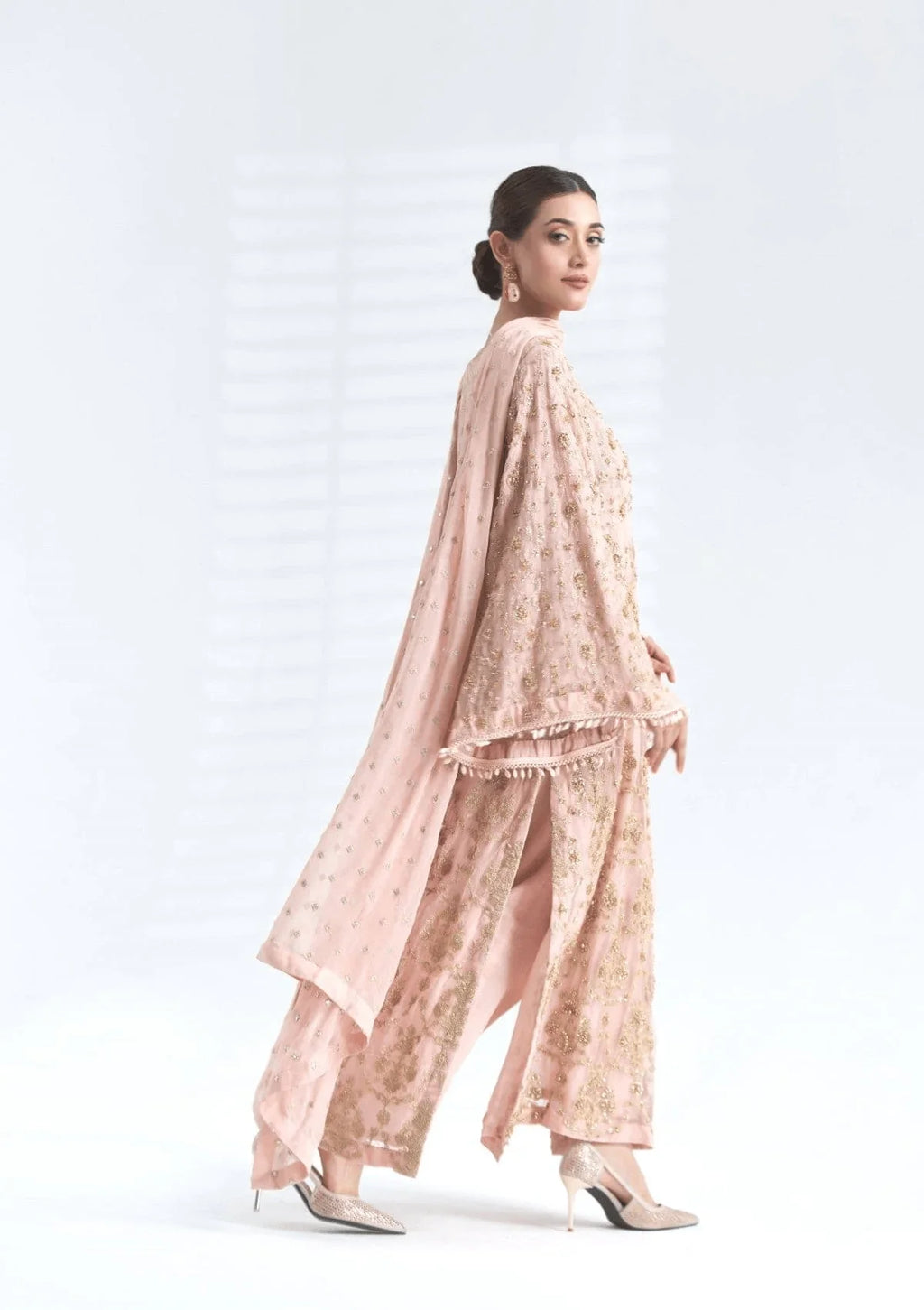 3 Piece Stiched Blossom Chiffon Suit (Pret)