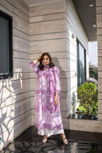 3 Piece Stiched Rana Printed Raw Silk Suit (Pret) Regular price