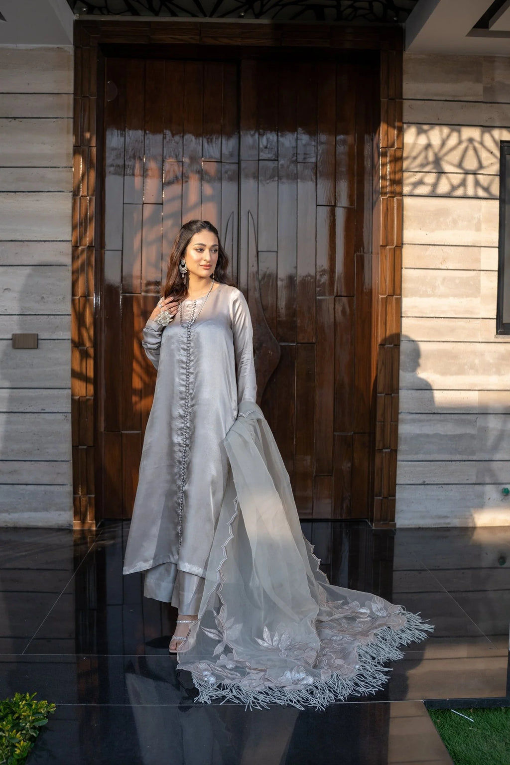 3 Piece Stiched Raw Silk Suit (Pret) Regular price