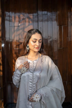 3 Piece Stiched Raw Silk Suit (Pret) Regular price